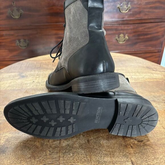 Kenneth Cole mens ankle lace combat style boots 11 M - Picture 3 of 5